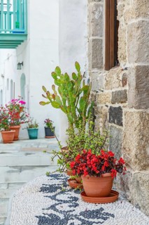 Old town house details, Mandraki, Nisyros Island, Dodecanese Islands, Greece