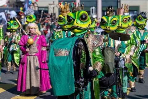 Guggenmusik Frosch Pauke