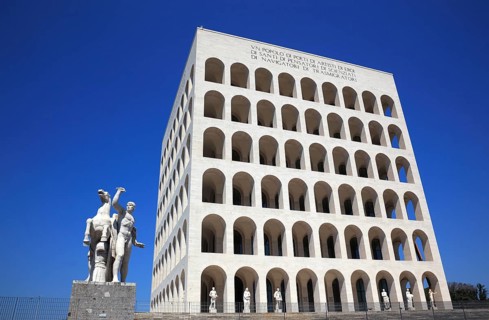 Palazzo della Civilta Italiana, Palace of Italian Civilisation, also Palazzo della Civilta del