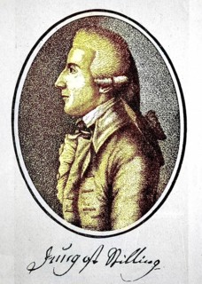Johann Heinrich Jung or Heinrich Stilling, 1740-1817, a German writer, digital reproduction of an