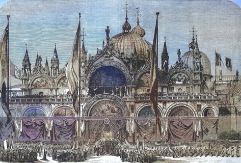Funeral, transfer of the remains of Daniele Manin, 13 May 1804 to 22 September 1857, to Venice in