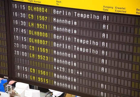 Tempelhof Airport, two days in front of the closure of flight operations, Berlin, 28 October 2008,