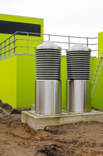 Oberhausen, Ruhr area, North Rhine-Westphalia, Germany - Emscher conversion, new Emscher AKE sewer,