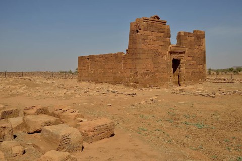 Lion Temple for the lion-deity Apedemak, Naga, Nubia, Nahr an-Nil, Sudan