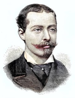 Prince Leopold, Duke of Albany, Portrait, coloured wood engraving, Reproduction from a model from