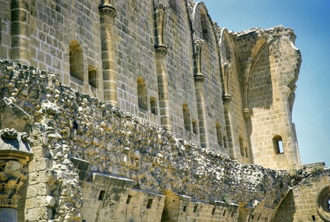 Bellapais Abbey monastery ruins, Bellapais, Kyrenia or Girne, Northern Cyprus, Cyprus, Europe 1973
