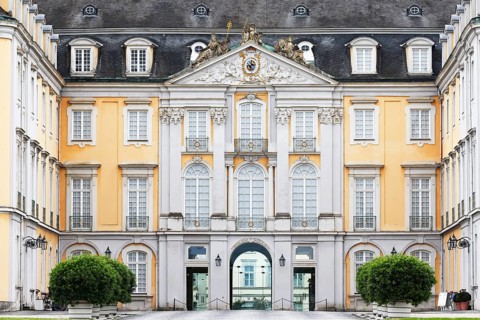 Augustusburg Castle also known as Brühl Castle, east façade, Brühl, North Rhine-Westphalia, Germany
