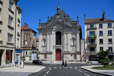 Historic old town centre of Verdun, Grand Est region, France