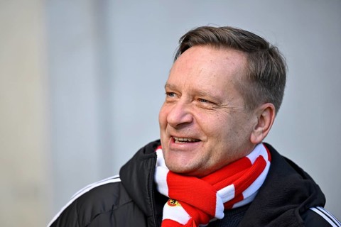 Managing Director Professional Football Horst Heldt FCU Union Berlin FCU Portrait smiles, PreZero