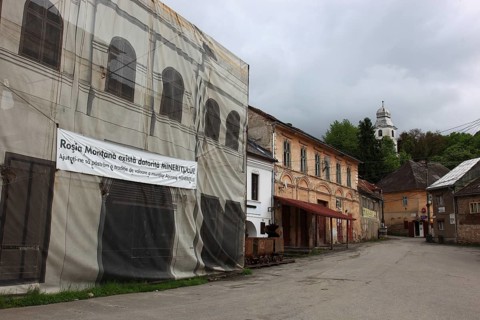Rosia Montana mining village, Goldbach, historically important community known for its ancient