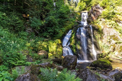 The Triberg Waterfalls, Triberg in the Black Forest, Baden-Württemberg, Germany