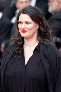 Cannes, France - 24.5.2024: Mascha Schilinski on the red carpet during the Closing Ceremony of the