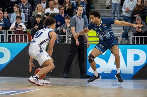 16.03.2024, easy Credit BBL, German Basketball League, Matchday 24) : Game scene MLP Academics