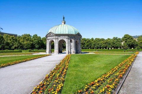 Diana Temple in the Hofgarten, Old Town, Munich, Upper Bavaria, Bavaria, Germany