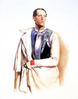 Johann Graf Falkenhayn (1801-1882), k. k. Feldmarschallleutnant, Historical, digitally restored