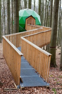 Treehouse hotel, Berlepsch, Witzenhausen, Hesse, Germany