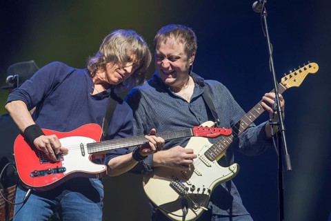 Wroclaw, Poland. 27th February, 2018. Concert of band Dire Straits Experience. Picture: Terence