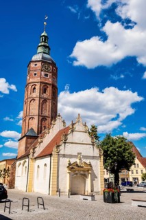 Georgenkapelle and Hausmannsturm, Luckau, Brandenburg, Germany