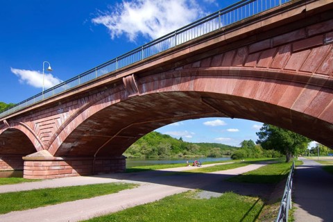 Federal Republic of Germany, Bavaria, Marktheidenfeld, Old Main Bridge, Bridge, Marktheidenfeld,
