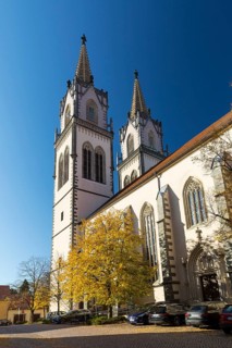 Exterior view of St Aegidien Church, Oschatz, Saxony, Germany