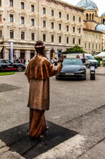 Square in front of the church of Sant'Antonio Taumaturgo, in the heart of Borgo Teresiano, Trieste,