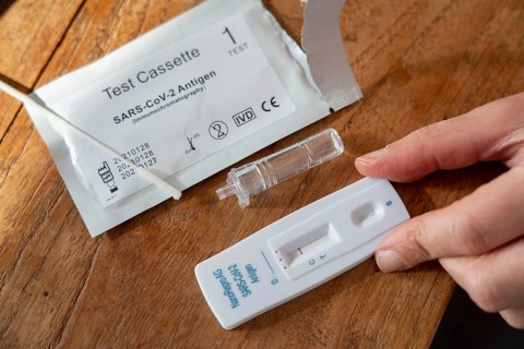 Corona antigen rapid test, lay test, self-test, for the detection of SARS-CoV-2 infection, test