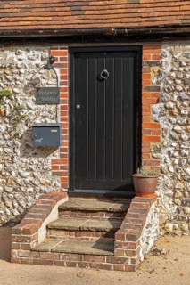 House entrance, old house, Upper Beeding, South Downs, West Sussex, England, Great Britain