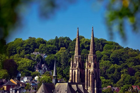 The Elisabeth Church in Marburg an der Lahn, Hesse, Germany