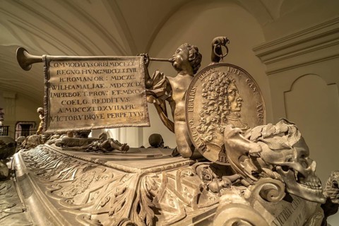 Sarcophagus in the Capuchin Crypt in Vienna, Austria