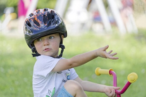 Child on bike, Pobierowo, Poland child, boy, bicycle, bike, helmet, kid, fun, sport, summer, woman,