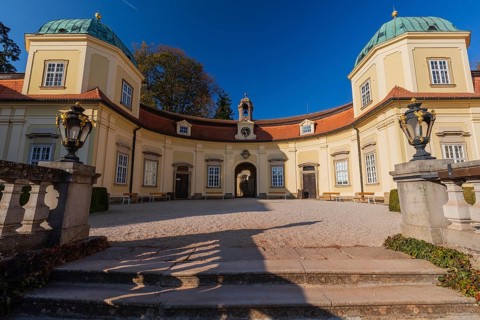 Buchlovice castle in south-east Moravia, Czech Republic