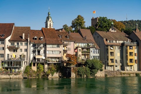 Laufenburg and the Rhine, Aargau, Switzerland
