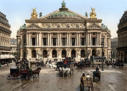 The Grand Opera in Paris, symbolic image architecture, France, opera house, opera Garnier, music