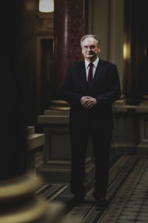 Reiner Haseloff, CDU, Minister President of Saxony-Anhalt, poses for a photo in Magdeburg,