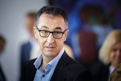 Cem Özdemir (Alliance 90/The Greens), Federal Minister for Agriculture and Food, pictured during a