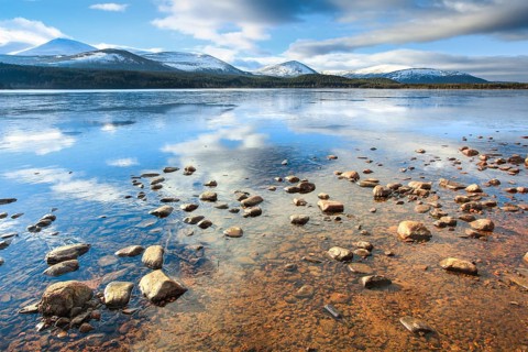 Loch Morlich, Cairngorms NP, Scotland, Great Britain