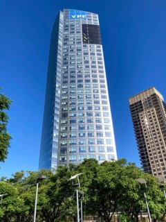 The Torre YPF building, headquarters of the petroleum company of the same name in Buenos Aires,