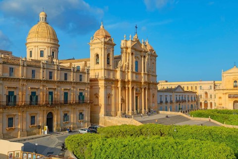 San Nicolò Cathedral, Noto, Noto Valley, Sicily, Italy