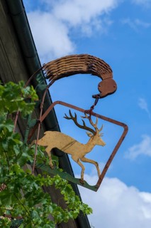 Nasenschild Zur Alten Freyung, Zeil am Main, Lower Franconia, Bavaria, Germany