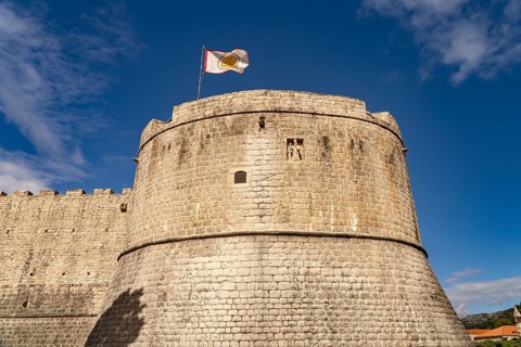 The Veliki Kastio fortress in Ston, Croatia