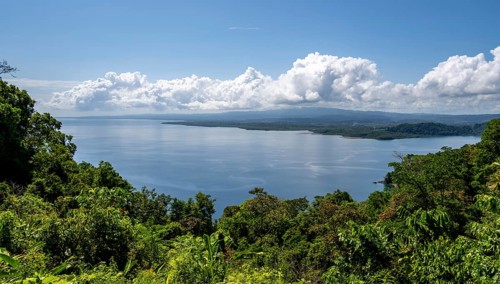 South Pacific and rainforest, Osa Peninsula, Punterenas Province, Costa Rica