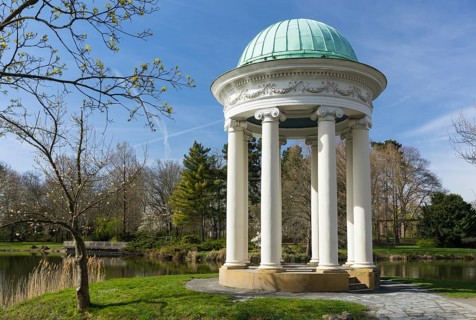 Temple of the Muses in agra-Park, Markkleeberg, Saxony, Germany