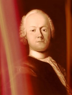 Portrait of Friedrich Gottlieb Klopstock, 1724, 1803, German poet, digitally edited according to a