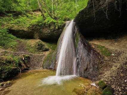 Schwarzenbach Waterfall, Baar, Canton Zug, Switzerland