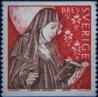 Birgitta Birgersdotter, also known as Saint Birgitta, 1303, 1373 a Swedish Catholic writer,