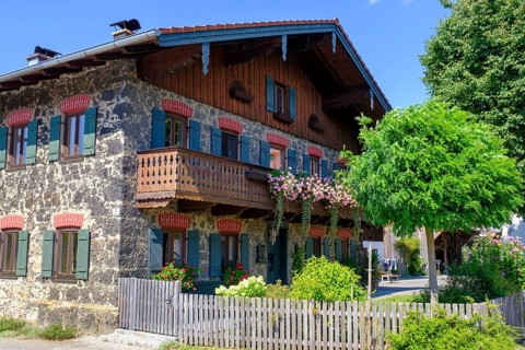 Bauernhof, Schlackenhof, Schönram, bei Laufen, Chiemgau, Upper Bavaria, Bavaria, Germany