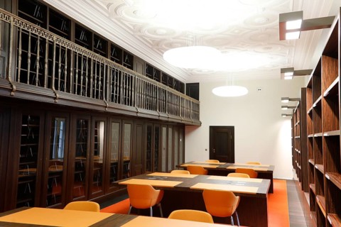 New reading room in the Berlin State Library in the Unter den Linden building The basic