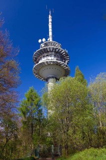 Hesse, Taunus, Eppenhain, radio tower, transmission mast, telecommunications, blue sky, Federal