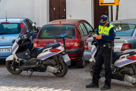 Policia Espanol, Vejer, Andalusia, Spain