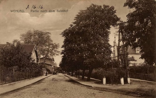 Historical postcard, picture postcard, Wohlau, Lower Silesia, today Wolow in Poland, digitally